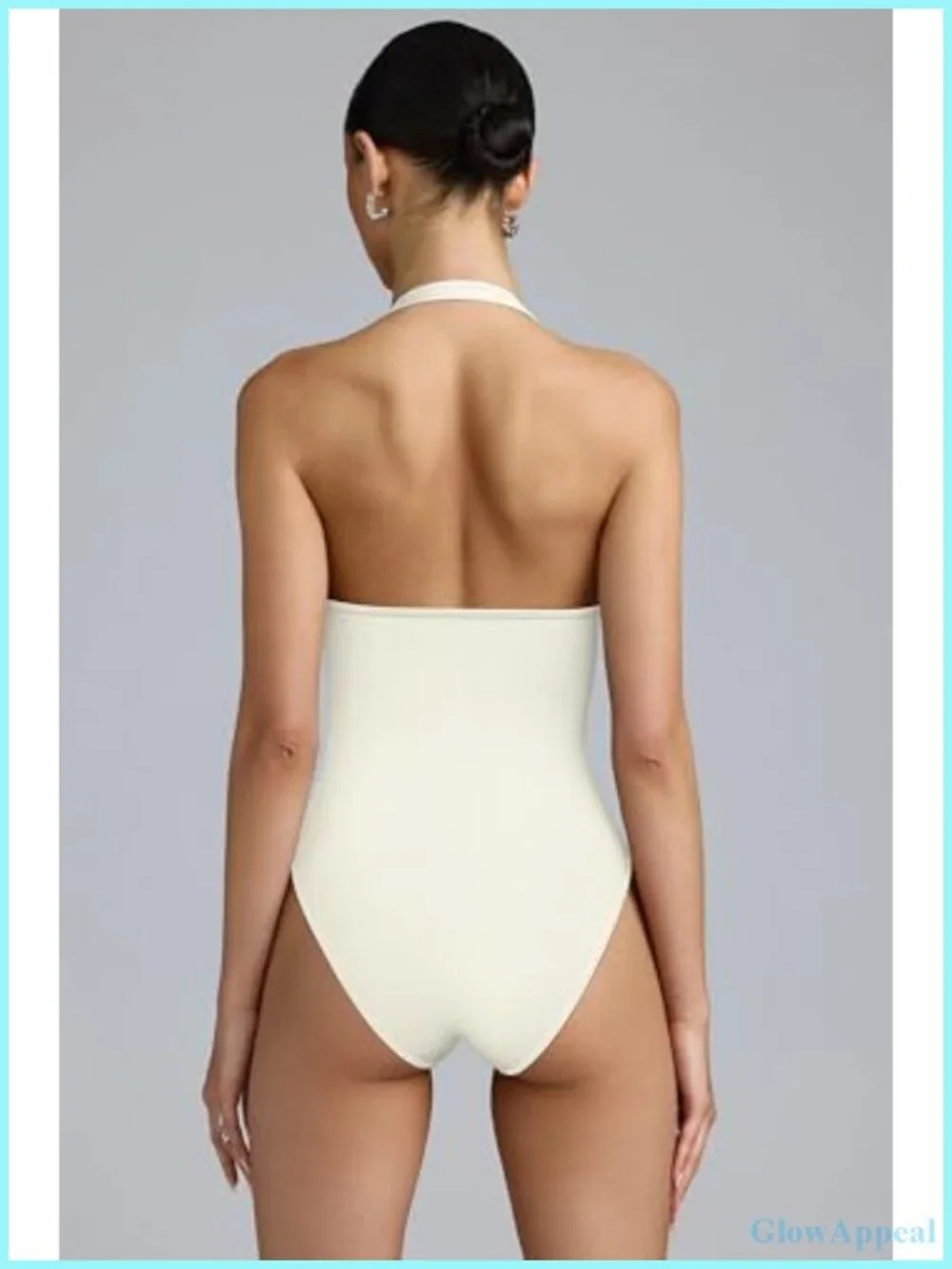 Halter Neck Bodysuits 2 Pack Sleeveless Shapewear One Piece Leotard Going Out